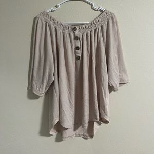 French Laundry - off the shoulder blouse (Size L)